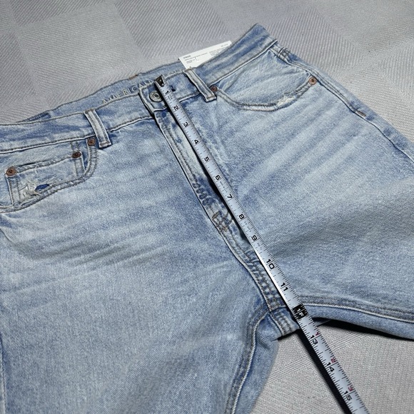 NEW‎ American Eagle Jeans Womens Size 6 28W Super High Rise Baggy Straight NWT - Picture 15 of 16